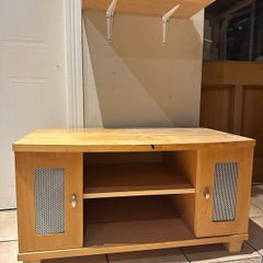 Solid Wooden Cabinet Vintage Style Storage Unit