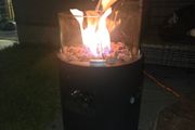 Gas fire pit