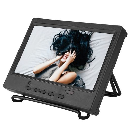 7" Inch LCD Monitor 1024x600 Portable Multi-function Display HDMI/VGA/AV Input 16:9 for Raspberry Pi,car display,CCTV, PC, Laptop