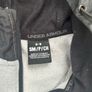 Under Armour Grey & Black Half-Zip Hoodie with Front Pocket Image 5