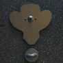 Skull, pin back badge. Image 2