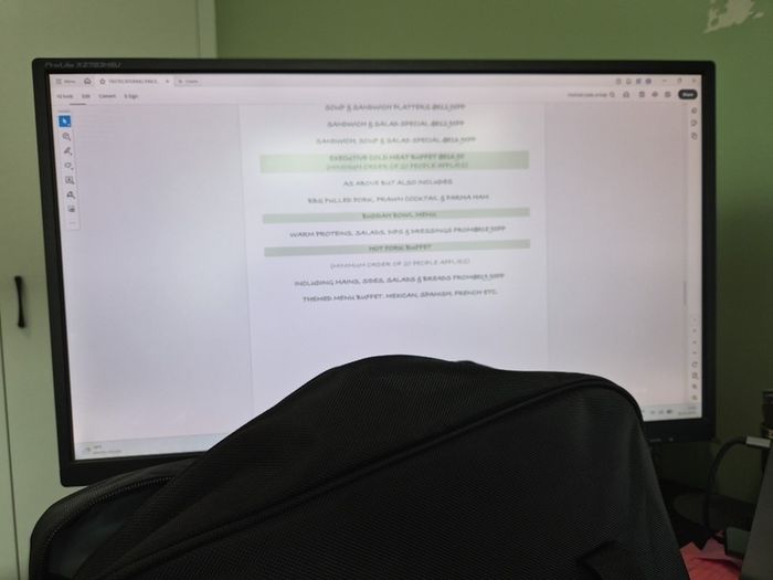 Computer  27"Full HD Monitor + Adjustable Monitor Arm
