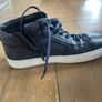 Mens leather trainers Image 6