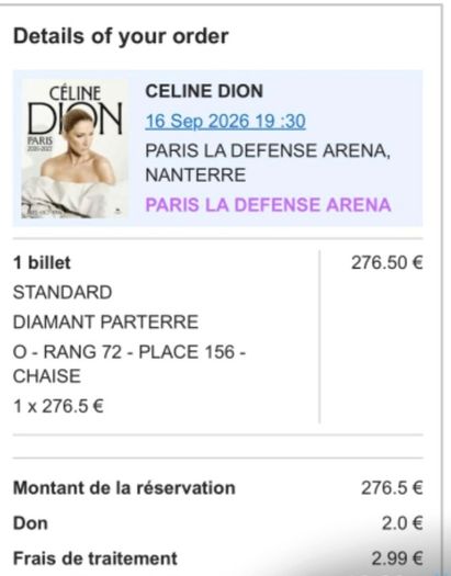 celine dion concert paris