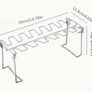 Stainless Steel Chicken Leg & Wing Rack for BBQ, Smoker, Oven, new, unopened. Image 2