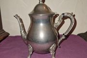 Antique silver teapot