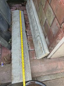 Wall cappings free to take. See pics for measurements