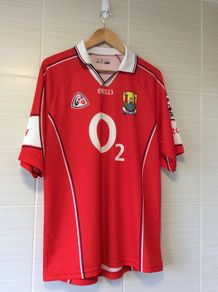 Cork Jersey. Munster Hurling Champions 2003. Official Oneills Mens Home Jersey. Original From The Time. Not A Modern Day Remake.