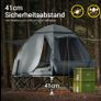 Complete Camping Set with Side Awnings Mattress  7-in-1 2 Person Outdoor Tent with Camp Bed, Mattress & Sleeping Bags Light Grey or Green Image 2