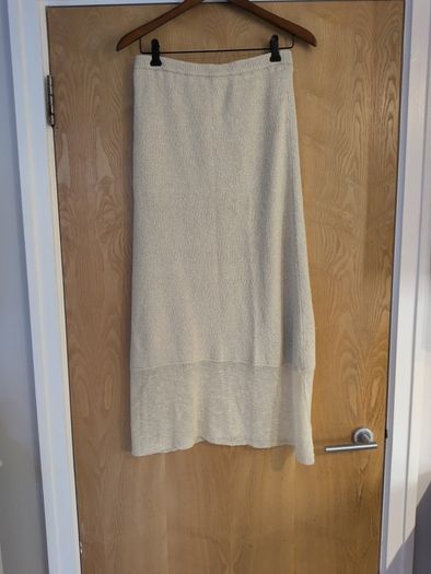 Woodland Knit Champagne Fine End Skirt. (Design  in Ireland) S. 2 -12. B.N.W.T.       Add Up.