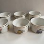 Vintage set of six matching English ramekin dishes Image 2