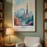 Tokyo Wall Art Prints, Travel Art Poster Image 6