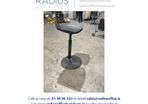 Muvman Black Variable Standing-Sitting and High-Low Office Stool