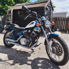 1999 Yamaha Virago XV125 Vtwin cruiser. Open to swaps.