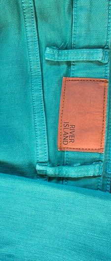 River Island teal green flare jeans New without tags
