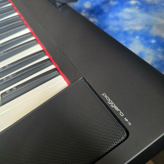Yamaha NP-15 Standard Keyboard with Stand, Bench, Headphones and Learner Book as well| Black