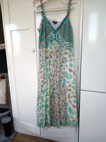 Pomodoro Fine Cotton Floral Dress Cotton Lined
