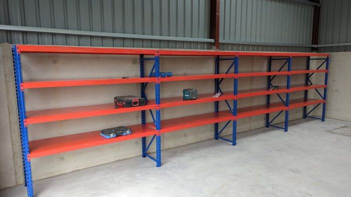 4 Tier Shelving With Metal Shelves Heavy Duty