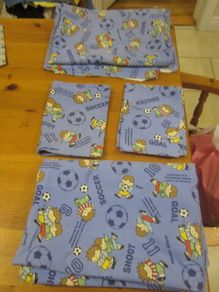 Vintage single flat sheet set.....Boys