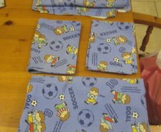 Vintage single flat sheet set.....Boys