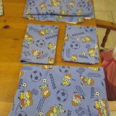 Vintage single flat sheet set.....Boys