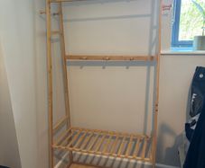 Bamboo Clothes Rack