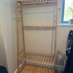 Bamboo Clothes Rack