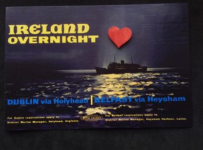 National Railway Museum Postcard : Ireland Overnight