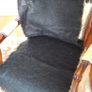 Beautiful Black Glen Cree Scotish Mohair Wool Wrap/Throw/Blanket Image 8