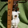 Antique German Dresden Sitzendorf Porcelain Novelty Owl Oil Lamp Image 10