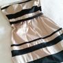 Cream + Black Boob Tube Dress - Size 8 Image 2