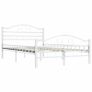 Bed Frame White Metal 120x200 cm Image 3