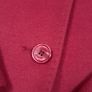 Delmod Vintage Raspberry Pink Red 100% Wool Structured Blazer Jacket 12UK/40EU Image 5