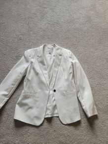 Ladies white blazer size 12