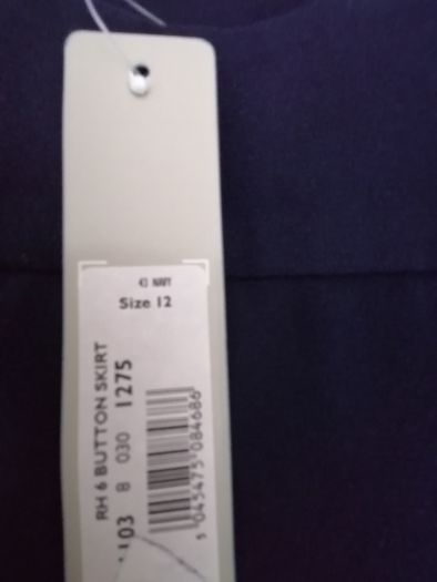Brand new Skirt navy size 12