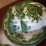 Johnson Bros Bird of Paradise Vintage Green Ironstone Tea Set (18pc, c.1950s) Image 3