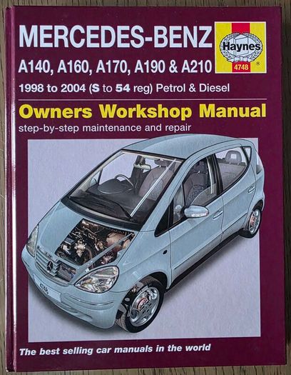 Mercedes Benz A140 A160 A170 A190 A210 Petrol Diesel '98-'04 Repair Manual