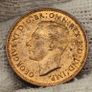 Great Britain 1942 1/4d Farthing Beautiful Uncirculated Red Image 2