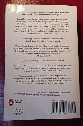 The Penguin Book of Interviews/ 1859 - to present day/1994