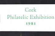 1981 Ireland Cork Philatelic Exhibition Booklet . Contains Three 12p 150th Anniversary of the Birth of Jeremiah O'Donovan Rossa Commemorative Stamps and 6X 1/2p &amp; 1p definitive stamps No 404/500