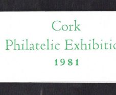 1981 Ireland Cork Philatelic Exhibition Booklet . Contains Three 12p 150th Anniversary of the Birth of Jeremiah O'Donovan Rossa Commemorative Stamps and 6X 1/2p & 1p definitive stamps No 404/500
