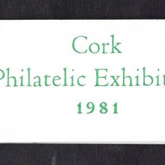 1981 Ireland Cork Philatelic Exhibition Booklet . Contains Three 12p 150th Anniversary of the Birth of Jeremiah O'Donovan Rossa Commemorative Stamps and 6X 1/2p & 1p definitive stamps No 404/500