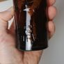 32 - Vintage Kiloh Beer Bottle Embossed Letters Brown Glass Cork Image 9