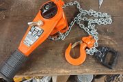 hand ratchet chain block