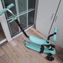 QPlay Sema Pro 3-in-1 Scooter with LED Wheels Mint Image 2