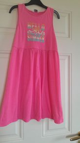 Girl's Pennys Beach Dress Pink Age 9-10