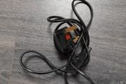 Figure of 8 Cable with 3 Pin Plug. Free Postage!
