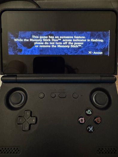 Retroid Pocket Flip 2 Custom PS2 case and buttons
