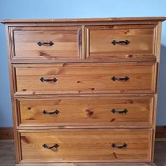 Solid Pine 5-Drawer Chest of Drawers  95 ONO