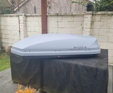 Halfords exodus 420L roofbox grey